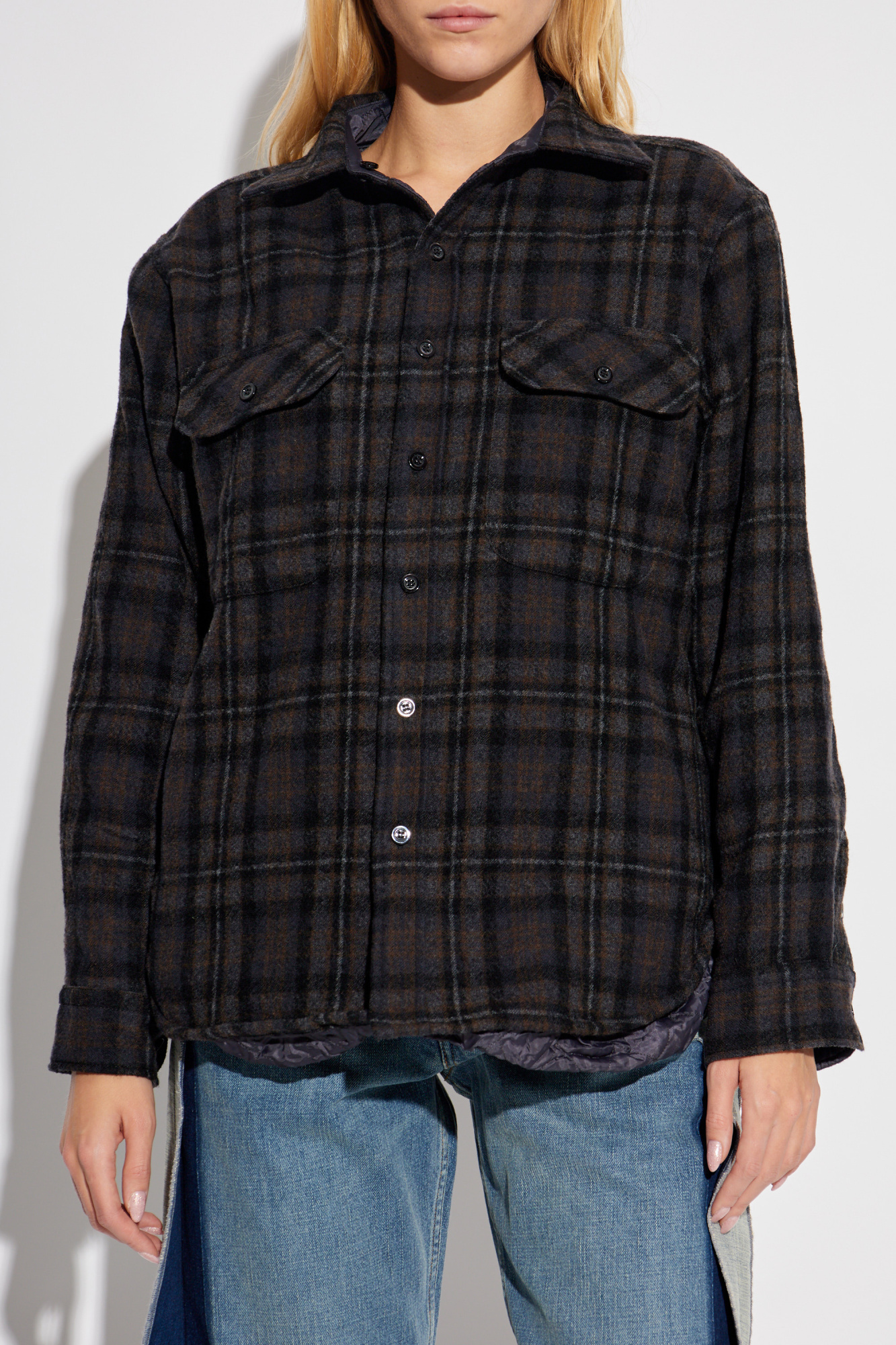 ジャケット・アウター Maison Margiela Wool Shirt Jacket 17AW Maison Margiela Wool Shirt Jacket 17AW